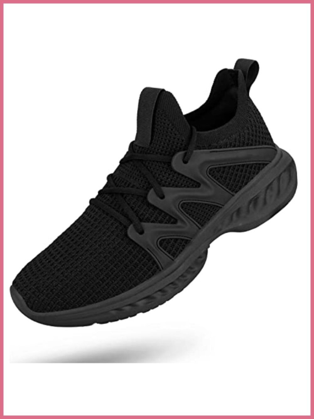Men's Slip On Walking Shoes Breathable Mesh Athletic Sneakers